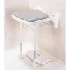 AKW 2000 Series Standard Fold-Up Shower Seat with Pad - Grey 1 AKW 2000 Series Standard Fold-Up Shower Seat with Pad - Grey -Shower Trays Shop 02000P P