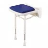 AKW 2000 Series Standard Fold-Up Shower Seat with Pad - Blue 2 AKW 2000 Series Standard Fold-Up Shower Seat with Pad - Blue -Shower Trays Shop 02210P P