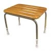 AKW Wooden Slatted Shower Stool -Shower Trays Shop 05080 P
