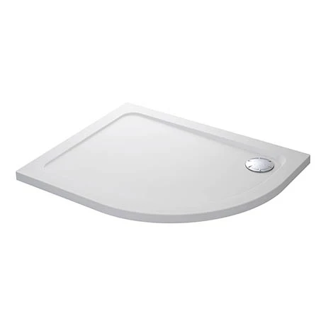 Mira Flight Safe Left Hand Anti-Slip Offset Quadrant Shower Tray 3 Mira Flight Safe Left Hand Anti-Slip Offset Quadrant Shower Tray