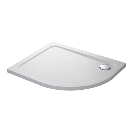 Mira Flight Low Left Hand Offset Quadrant Shower Tray 3 Mira Flight Low Left Hand Offset Quadrant Shower Tray