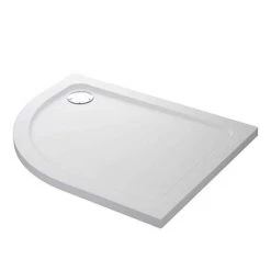 Mira Flight Safe Right Hand Anti-Slip Offset Quadrant Shower Tray