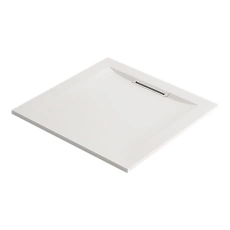 Mira Flight Level Safe Anti-Slip White Square Shower Tray 3 Mira Flight Level Safe Anti-Slip White Square Shower Tray