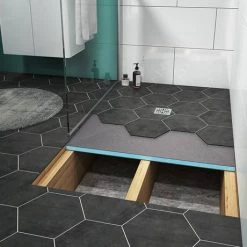 1200 x 900 Wet Room Walk In Rectangular Tray Former Kit (Centre Waste) -Shower Trays Shop 129TFKITC d4 460