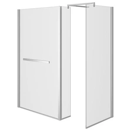 Matrix 1400 x 800mm Ultimate Walk In Enclosure + Side Panel Only 10mm (No Tray) 4 Matrix 1400 x 800mm Ultimate Walk In Enclosure + Side Panel Only 10mm (No Tray) - Image 2