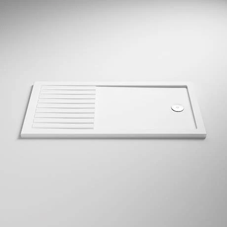 Aurora 1700 x 800mm Walk In Shower Tray With Drying Area 6 Aurora 1700 x 800mm Walk In Shower Tray With Drying Area - Image 4