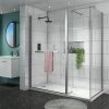 Matrix 1700 x 760mm Ultimate Walk In Enclosure 10mm (inc. Side Panel + Tray) 2 Matrix 1700 x 760mm Ultimate Walk In Enclosure 10mm (inc. Side Panel + Tray) -Shower Trays Shop 17x76SPT nprod