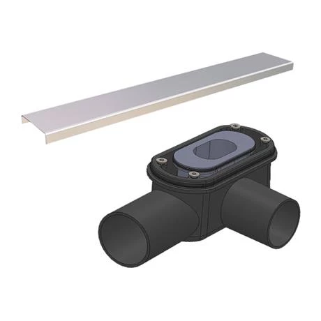 300 Linear 900 x 900 Wet Room Walk In Square Tray Former Kit (End Waste) 4 300 Linear 900 x 900 Wet Room Walk In Square Tray Former Kit (End Waste) - Image 2