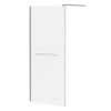 Matrix 10mm Glass Wetroom Screen (850 x 1900mm) inc. Chrome Retaining Arm 1 Matrix 10mm Glass Wetroom Screen (850 x 1900mm) inc. Chrome Retaining Arm -Shower Trays Shop 85MS nw p