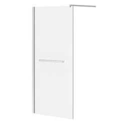 Matrix 10mm Glass Wetroom Screen (880 x 1900mm) inc. Chrome Retaining Arm