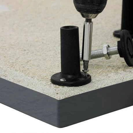 Aurora Slate Effect Stone Quadrant Shower Tray + Riser Kit 7 Aurora Slate Effect Stone Quadrant Shower Tray + Riser Kit - Image 5