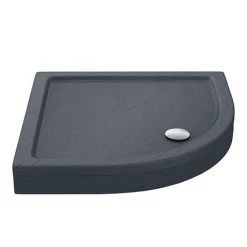 Aurora Slate Effect Stone Quadrant Shower Tray + Riser Kit