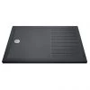 Aurora 1400 x 900 Slate Effect Walk In Shower Tray With Drying Area 1 Aurora 1400 x 900 Slate Effect Walk In Shower Tray With Drying Area -Shower Trays Shop ASEWK149 p