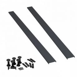 Aurora Slate Effect Stone Square Shower Tray + Riser Kit 11 Aurora Slate Effect Stone Square Shower Tray + Riser Kit -Shower Trays Shop ASQKIT d4 460