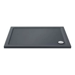 Aurora Slate Effect Stone Rectangular Shower Tray