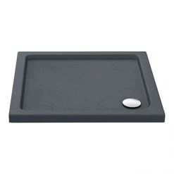 Aurora Slate Effect Stone Square Shower Tray