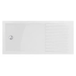 Arezzo 1700 x 800 Brushed Brass Wet Room (inc. Screen + Tray) -Shower Trays Shop AZBB04 d2 460