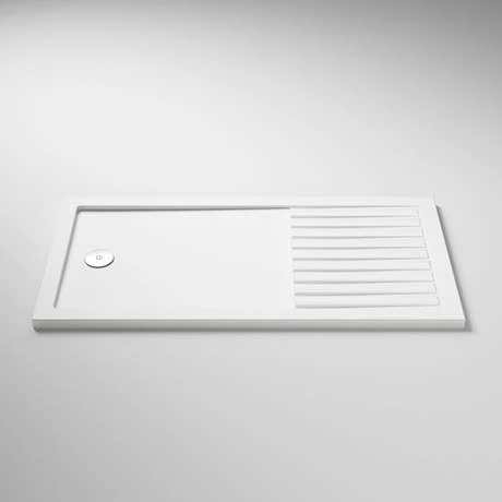 Arezzo 1400 x 900 Fluted Glass Matt Black Walk In Enclosure (inc. Main Screen, Side Panel + Tray) 6 Arezzo 1400 x 900 Fluted Glass Matt Black Walk In Enclosure (inc. Main Screen, Side Panel + Tray) - Image 4