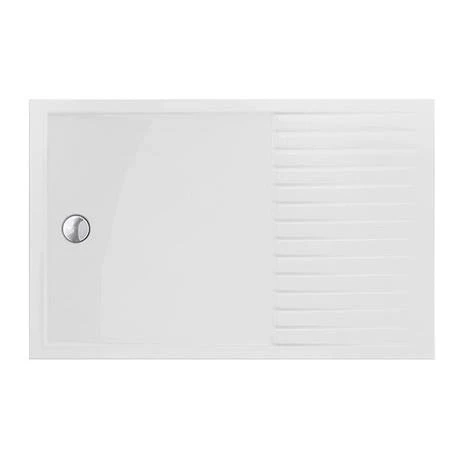 Arezzo 1400 x 900 Grey Tinted Glass Wet Room (inc. Screen, Side Panel + Tray) 4 Arezzo 1400 x 900 Grey Tinted Glass Wet Room (inc. Screen, Side Panel + Tray) - Image 2