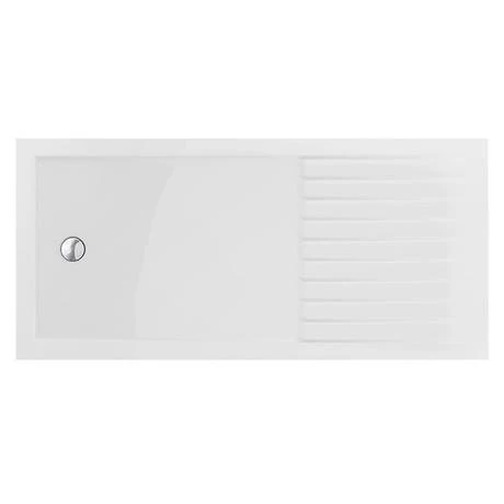 Arezzo 1700 x 800 Matt Black Grid Wet Room (inc. Screen, Side Panel + Tray) 4 Arezzo 1700 x 800 Matt Black Grid Wet Room (inc. Screen, Side Panel + Tray) - Image 2