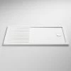 Nuie Rectangular 40mm ABS Capped Acrylic Walk-In Shower Tray with Drying Area 2 Nuie Rectangular 40mm ABS Capped Acrylic Walk-In Shower Tray with Drying Area -Shower Trays Shop BFS p