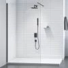 Merlyn Black Showerwall Wetroom Screen 2 Merlyn Black Showerwall Wetroom Screen -Shower Trays Shop BLKSW800 P