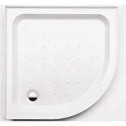Coram Quadrant Shower Tray with Upstands & Waste - 2 Size Options