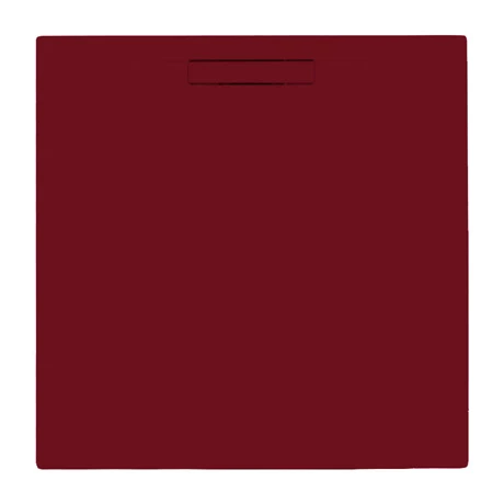 JT Evolved 25mm Square Shower Tray - Malbec Red 3 JT Evolved 25mm Square Shower Tray - Malbec Red