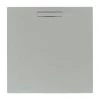 JT Evolved 25mm Square Shower Tray - Mistral Grey -Shower Trays Shop E76015 P
