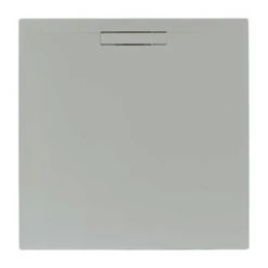 JT Evolved 25mm Square Shower Tray - Mistral Grey