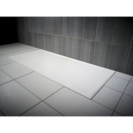 JT Evolved 25mm Rectangular Shower Tray - Gloss White 8 JT Evolved 25mm Rectangular Shower Tray - Gloss White - Image 6