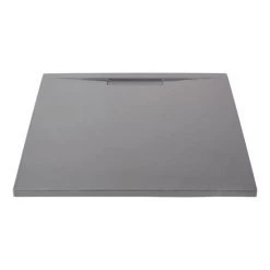 JT Evolved 25mm Square Shower Tray - Mistral Grey -Shower Trays Shop EVO SQ MG 460