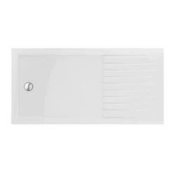 Milton 1600 x 800 Wet Room (1000mm Screen, Support Bar + Tray) 6 Milton 1600 x 800 Wet Room (1000mm Screen, Support Bar + Tray) -Shower Trays Shop M168WRE d1 460