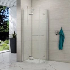 Merlyn 8 Series Double Folding Wetroom Screen Enclosure