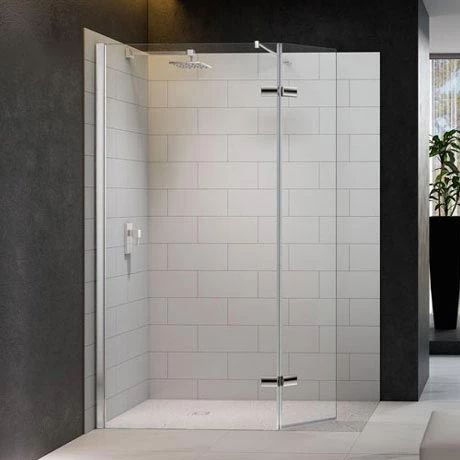 Merlyn 8 Series Wetroom Screen with Hinged Swivel Panel 3 Merlyn 8 Series Wetroom Screen with Hinged Swivel Panel