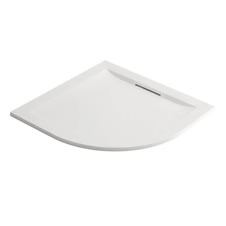 Mira Flight Level Safe 900 x 900mm Anti-Slip White Quadrant Shower Tray 3 Mira Flight Level Safe 900 x 900mm Anti-Slip White Quadrant Shower Tray