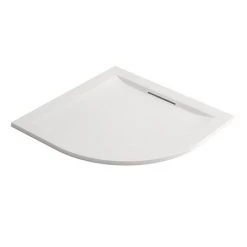 Mira Flight Level Safe 800 x 800mm Anti-Slip White Quadrant Shower Tray