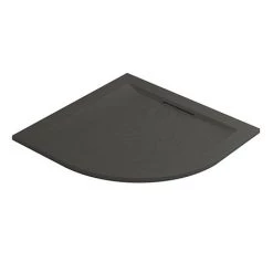 Mira Flight Level 800 x 800mm Slate Effect Quadrant Shower Tray