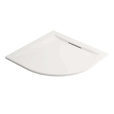 Mira Flight Level 900 x 900mm White Quadrant Shower Tray 3 Mira Flight Level 900 x 900mm White Quadrant Shower Tray