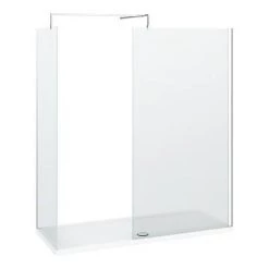 Nova 1700 x 700 Wet Room (inc. Screen, Side Panel + Tray) 7 Nova 1700 x 700 Wet Room (inc. Screen, Side Panel + Tray) -Shower Trays Shop NVPK12 detail2 460