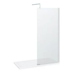 Nova 1400 x 700 Wet Room (800mm Screen + Tray) 8 Nova 1400 x 700 Wet Room (800mm Screen + Tray) -Shower Trays Shop NVPK2 detail1 460