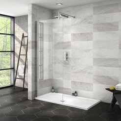 Nova 1400 x 700 Wet Room (800mm Screen + Tray)