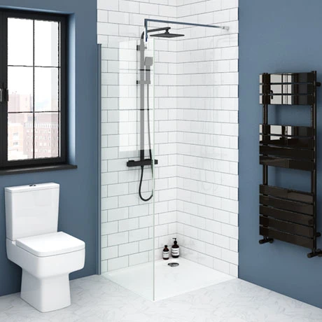 Nova 800 x 800 Square Wet Room (800mm Screen + Tray) 3 Nova 800 x 800 Square Wet Room (800mm Screen + Tray)