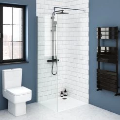 Nova 900 x 900 Square Wet Room (900mm Screen + Tray)