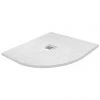 Imperia 800 x 800mm White Slate Effect Quadrant Shower Tray + Chrome Waste 1 Imperia 800 x 800mm White Slate Effect Quadrant Shower Tray + Chrome Waste -Shower Trays Shop Quad Imperia White P1 1