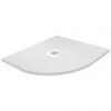 Imperia 800 x 800mm White Slate Effect Quadrant Shower Tray + White Waste -Shower Trays Shop Quad Imperia White WhiteWaste P