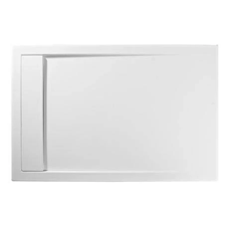 Roman - Infinity 40mm Low Profile Stone Rectangular Shower Tray - Gloss White - Various Size Options 6 Roman - Infinity 40mm Low Profile Stone Rectangular Shower Tray - Gloss White - Various Size Options - Image 4