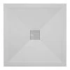 Crosswater - Square Low Profile Stone Resin Shower Tray & Waste - 2 Size Options