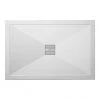 Crosswater Rectangular Low Profile Stone Resin Shower Tray & Waste - Various Size Options 2 Crosswater Rectangular Low Profile Stone Resin Shower Tray & Waste - Various Size Options -Shower Trays Shop SL0R71000 P1