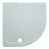 Crosswater Quadrant 45mm Low Level Stone Resin Shower Tray with Waste - Various Size Options